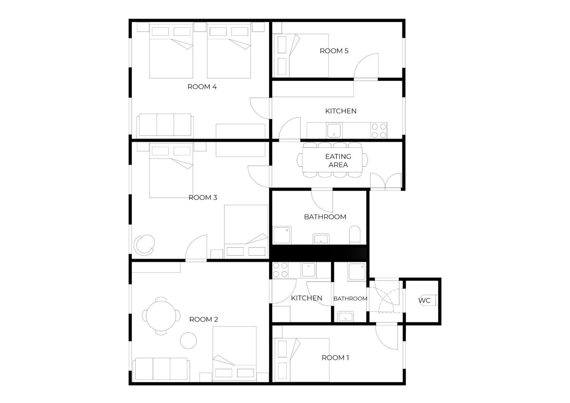 Spacious Apartment, 3 Min To U6 Metro Apartment Wien